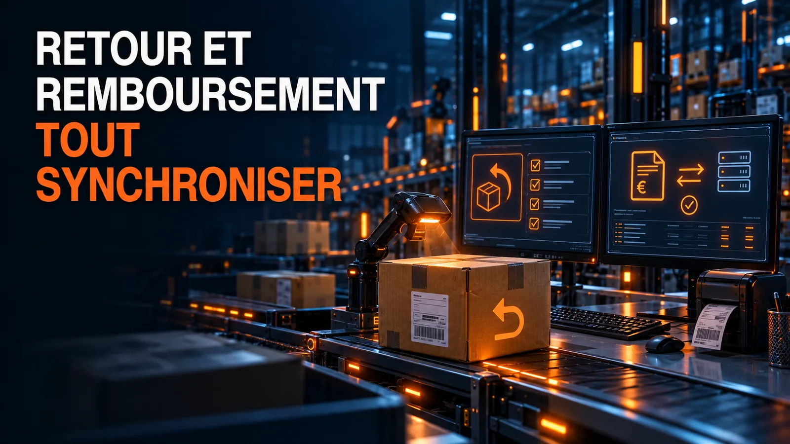 Comment synchroniser retour, remboursement, stock et comptabilité ?
